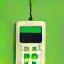 Icono de teléfono verde sostenibilidad